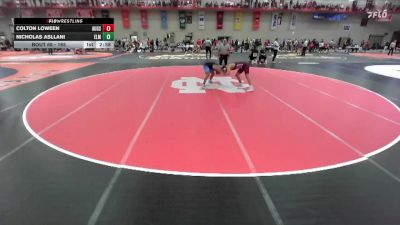 165 lbs Champ. Round 1 - Nicholas Asllani, Elmhurst University vs Colton Loween, Augsburg