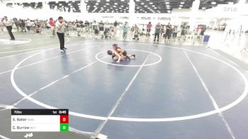 70 lbs 3rd Place - Scarlett Baker, Savage House WC vs Cam Burrow, No Team