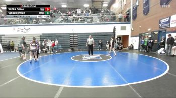 120 lbs Round 2 - Gracie Price, Thunder Ridge Outlaws Wrestling Club vs Kiera Dolan, Team Real Life Wrestling