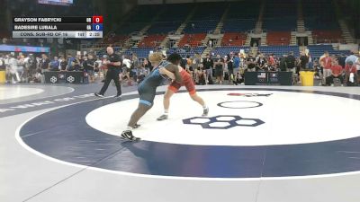 165 lbs Cons. Sub-rd Of 16 - Grayson Fabrycki, Oregon vs Badesire Lubala, Georgia