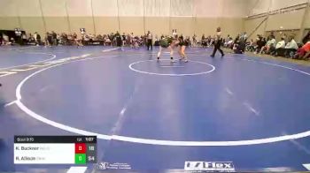 150 lbs Rr Rnd 6 - Kassandra Buckner, Mojo Grappling Academy Girls vs Riley Allison, Oregon Womens Wrestling