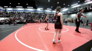 80-85 lbs Rr Rnd 2 - Grace Crawley, Redskins Wrestling Club vs Taylor Dover, Noble Takedown Club