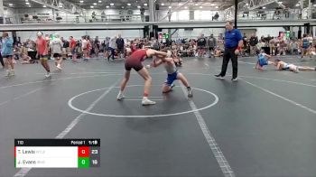 110 lbs Round 3 (6 Team) - Teagan Lewis, Whitted Trained Legacy vs James Evans, Iron Horse