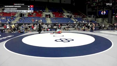 285 lbs Cons. Sub-rd Of 32 - Alexander Sarabia, OK vs Caden Bennett, NC
