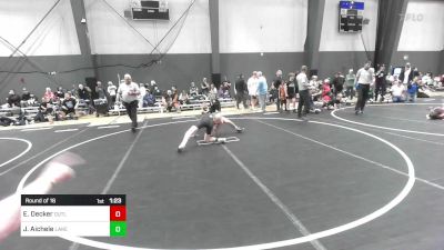 109 lbs Round Of 16 - Emmett Decker, Outlaw WC vs Joey Aichele, Lake Stevens WC