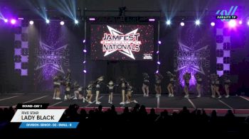 Five Star - Lady Black [2025 L4 Senior - D2 - Small - B Day 1] 2025 JAMfest Cheer Super Nationals