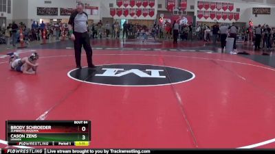 75 lbs Semifinal - Cason Zens, Lennox vs Brody Schroeder, Zumbrota-Mazeppa