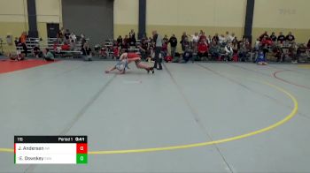 115 lbs Round 3 - Easton Oswskey, Superior Wrestling Academy vs Jacob Andersen, Amery Warrior`s