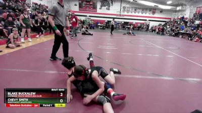 90 lbs Round 4 - Blake Buckalew, Cameron Youth Wrestling Club vs Chevy Smith, Northwest Grapplers