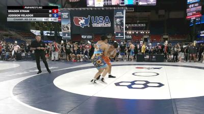 190 lbs Champ. Rd Of 64 - Braden Strain, Oklahoma vs Addison Velador, Kansas