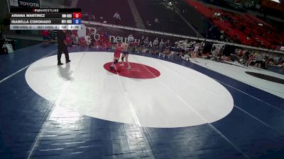 115 lbs Ariana Martinez, New Mexico HS Girls vs Isabella Coronado, Nevada 1 HS Girls