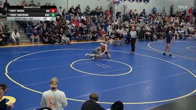 165 lbs 3rd Place Match - Toby Watson, Chautauqua Lake vs Joey Burg, Akron