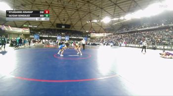 Girls 4A 100 lbs Cons. Round 5 - RyleeAnne Jugarap, Stadium (Girls) vs Alyzah Gonzalez, Richland (Girls)