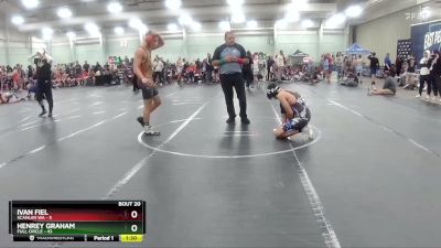 157 lbs Round 5 (8 Team) - Ivan Fiel, Scanlan WA vs Henrey Graham, Full Circle