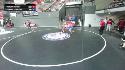 150 lbs Champ. Rd Of 32 - Wesley Hayden, Bay Area Dragons Wrestling Center vs Gabriel Quintana, Wright Wrestling Academy