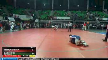 160 lbs 3rd Place Match - Zach Hauck, Oak Mountain vs ANDREW SHELTON, Hewitt-Trussville