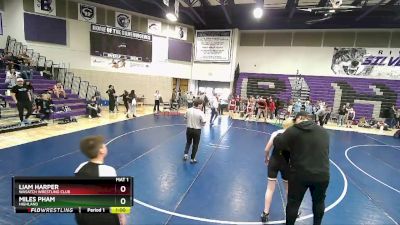 126 lbs Cons. Round 3 - Miles Pham, Highland vs Liam Harper, Wasatch Wrestling Club