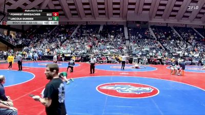 4A-132 lbs Champ. Round 1 - Lincoln Durden, Ola vs Forrest Briesacher, Marist School