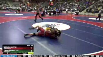 5A 160 lbs Cons. Round 1 - Steven Griffin, Benton High vs Darius Dinwiddie, Jonesboro