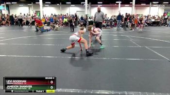 92 lbs Round 4 (8 Team) - Jameson Shawver, Savage Barn Brothers vs Levi Goodman, Virginia Partriots