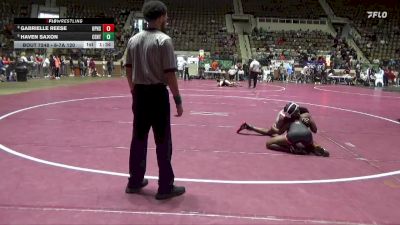 6-7A 120 1st Place Match - Haven Saxon, Central vs Gabrielle Reese, Opelika Hs