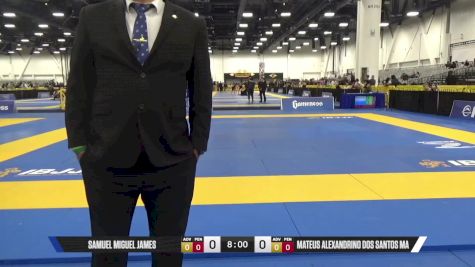 MATEUS ALEXANDRINO DOS SANTOS MA vs SAMUEL MIGUEL JAMES 2025 World IBJJF Jiu-Jitsu No-Gi Championship
