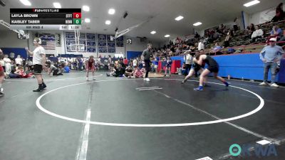 138 lbs Rr Rnd 4 - Layla Brown, Standfast vs Kaisley Taber, Hennessey Takedown Club