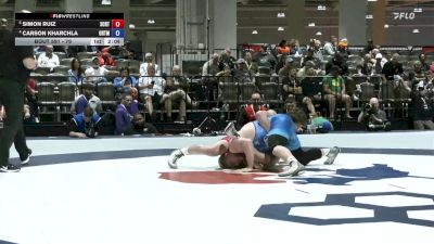 79 lbs 3rd Place Match - Simon Ruiz, Spartan Combat RTC/ Titan Mercury Wrestling Club (TMWC) vs Carson Kharchla, Ohio RTC/ Titan Mercury Wrestling Club (TMWC)