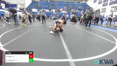 112 lbs Final - Ashton Fee, Enid Junior High vs Azreal Fierros, Clinton Youth Wrestling