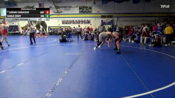 285 lbs Cons. Round 2 - Logan Caraccio, Centerville vs Gable Eddy, Independence