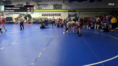 285 lbs Cons. Round 2 - Logan Caraccio, Centerville vs Gable Eddy, Independence