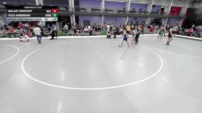 JR BOYS HARD LUCK - 124.8-125 Champ. Round 2 - Malaki Venetoff, Oklahoma vs Cole Anderson, Wyoming