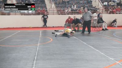 75_B lbs Consi Of 32 #2 - Cole Butler, Mount Pleasant vs Laiden Forman, Jefferson Morgan
