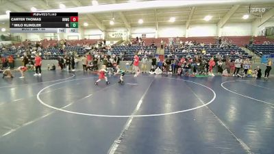44 lbs Quarterfinal - Carter Thomas, Bear River Wrestling Club vs Milo Klingler, South Summit Wrestling Club