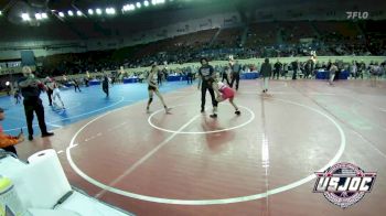 110 lbs 3rd Place - Paloma Juarez, Greater Heights Wrestling vs Macy Dobson, Mojo Grappling Academy