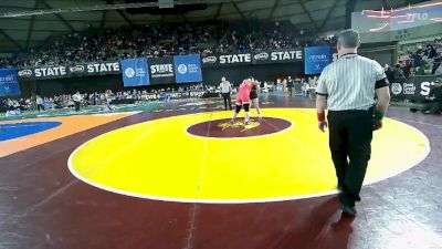 Girls 1B/2B/1A 235 Semifinal - Rainna Jo Castilleja, White Swan (Girls) vs Nina Siribun, Raymond/South Bend (Girls)