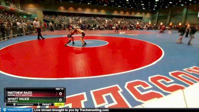 80-86 lbs Round 2 - Matthew Razo, Nevada Elite Wrestling vs Wyatt Valice, USA GOLD