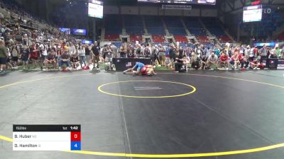 152 lbs Cons 64 #2 - Byson Huber, North Dakota vs Damion Hamilton, Idaho