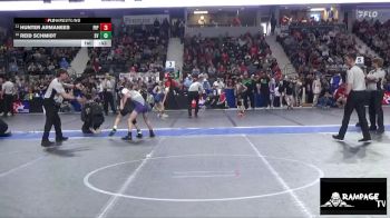 85 lbs 5th Place Match - Reid Schmidt, Smoky Valley vs Hunter Armanees, Piper