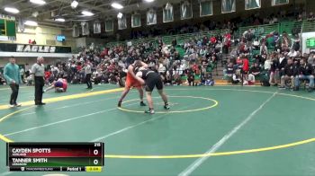 215 lbs Cons. Round 7 - Cayden Spotts, ASHLAND vs Tanner Smith, LEBANON