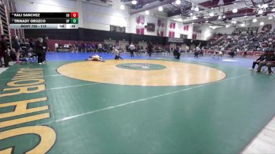 110 lbs Cons. Round 5 - Trinady Orozco, Newbury Park vs Kali Sanchez, Big Bear