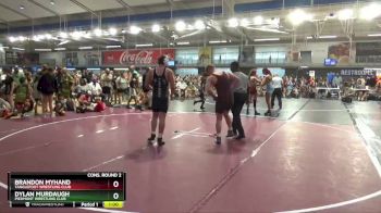 182 lbs Cons. Round 2 - Dylan Murdaugh, Piedmont Wrestling Club vs Brandon Myhand, Tanglefoot Wrestling Club
