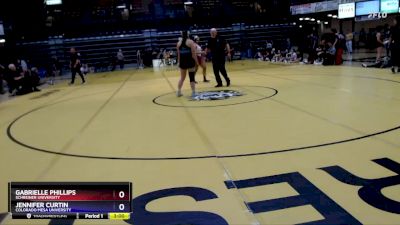 170 lbs Round 3 - Jennifer Curtin, Colorado Mesa University vs Gabrielle Phillips, Schreiner University