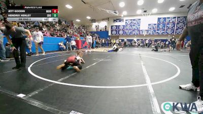 73 lbs Rr Rnd 3 - Jett Goodin, Morrison Takedown Club vs Hendrix Henley, Chickasha Youth Wrestling