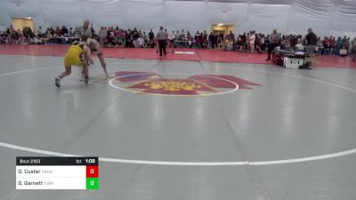 120 lbs Consi Of 8 #2 - Owen Custer, Hanover vs Gavan Garnett, York