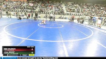 45 lbs Cons. Semi - Cole Bishop, Team Real Life Wrestling vs Ben Valencia, Toppenish USA WC