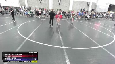 144 lbs Cons. Semi - Joseph Jeanquart, Team Nazar Training Center vs James Racer, Askren Wrestling Academy