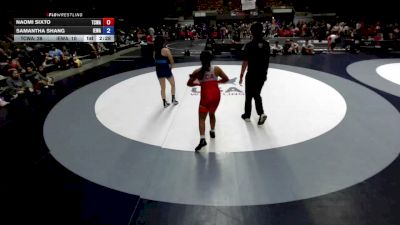 140 lbs Naomi Sixto, TCWA - Tri-Counties Wrestling Association vs Samantha Shang, IEWA - Inland Empire Wrestling Association