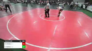 156 lbs Consi Of 8 #2 - Ryan Cholas, Brighton WC vs Christopher Galicia, Fort Lupton