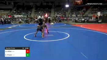 65 lbs Quarterfinal - Harley Miller, Raw vs Cara Prock, Vian Youth Wrestling